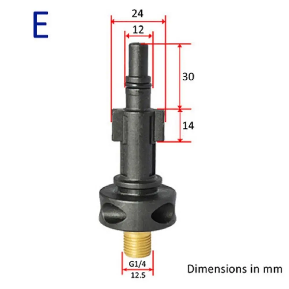 Durable Foam Generator Snow Foam G1/4 Pressure Washer External Thread Adapter Quick Connector Spray Torch Nozzle