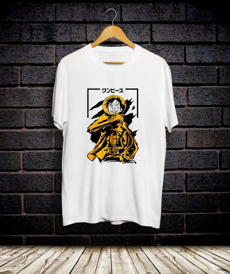 

Мужская цельная футболка Luffy Zoro, хлопковые топы с круглым вырезом и короткими рукавами, футболки, повседневная одежда, винтажная Harajuku, женская пара, унисекс