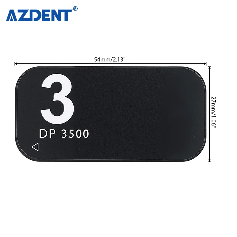 Azdent Phosphor Imaging Röntgenplatte Phosphorplatten, Größe 54 mm x 27 mm