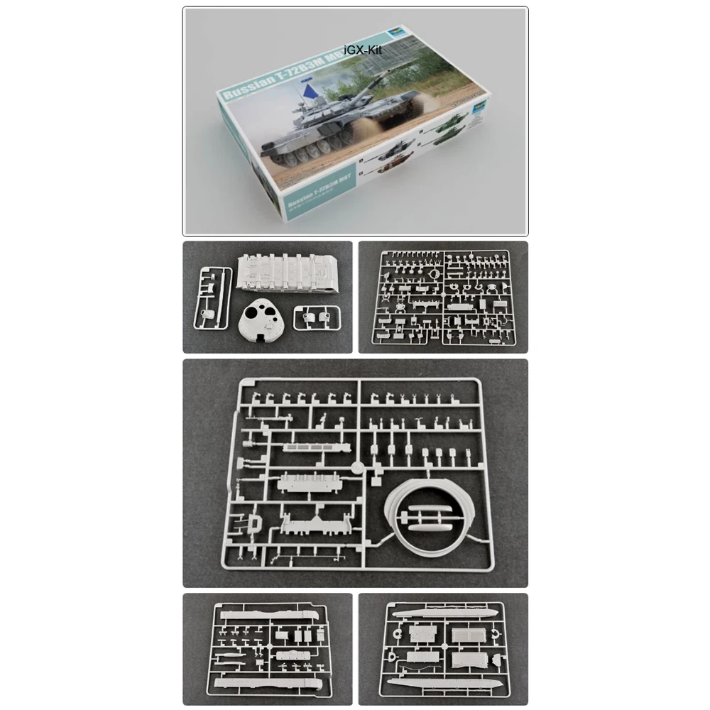 

Trumpeter 09510 1/35 Russian T72 T-72B3M MBT Main Battle Tank Military Assembly Plastic Gift Toy Model Building Kit