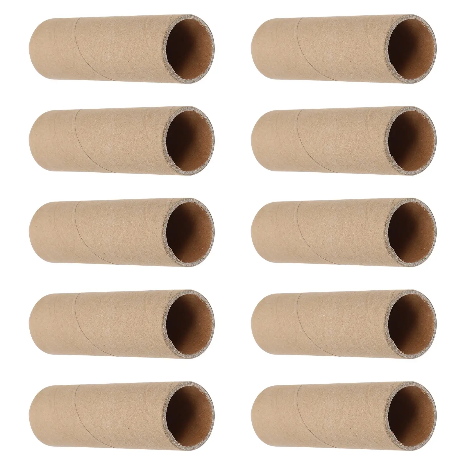 15szt Tubes Paper Cardboard Tube Roll Craft Toilet Round Diy Kraft Cylinder Set Rolls Thick Empty Bulk Towel Poster Storage