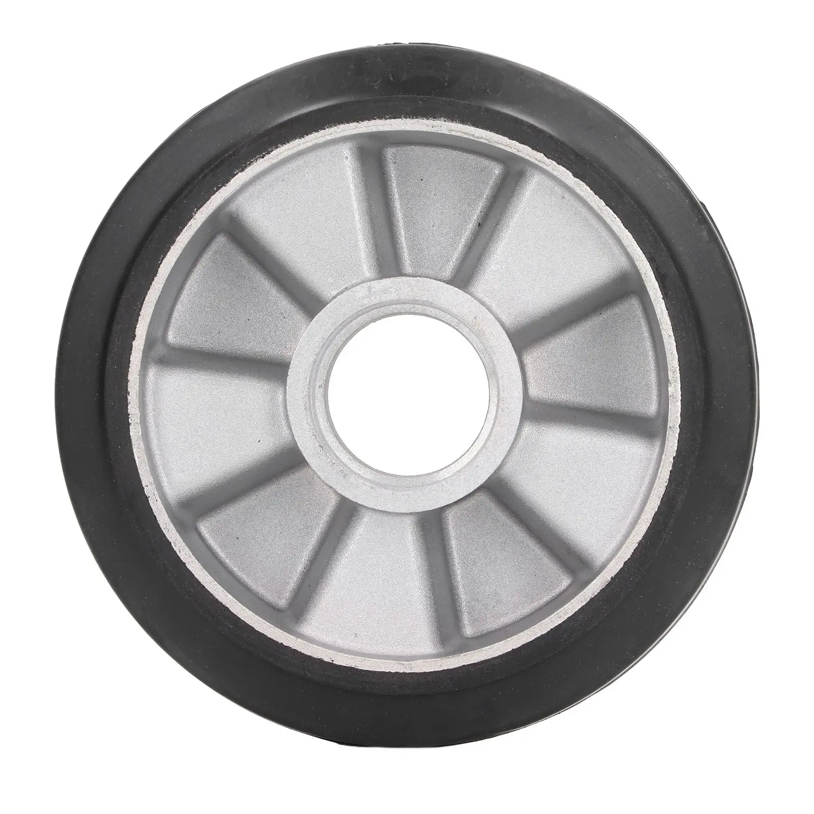 Truck Load Wheel with 6204 Bearing Hole Solid Rubber Replacement Tire for Handcraft Hydraulic Forklift 180x50mm