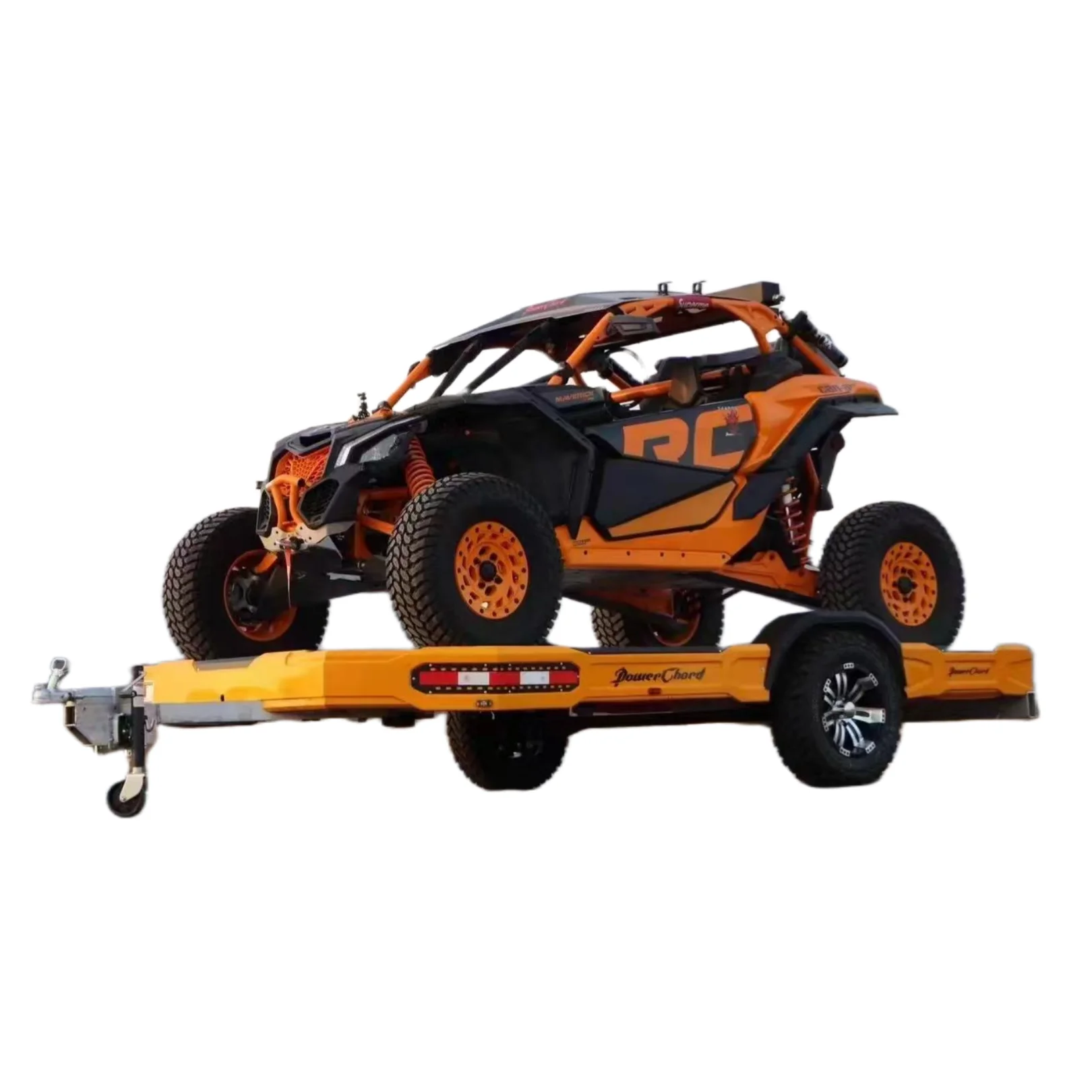 ATV UTV Motorcycle Transport Carrier Trailer UTV Rally Race Desert Off Road