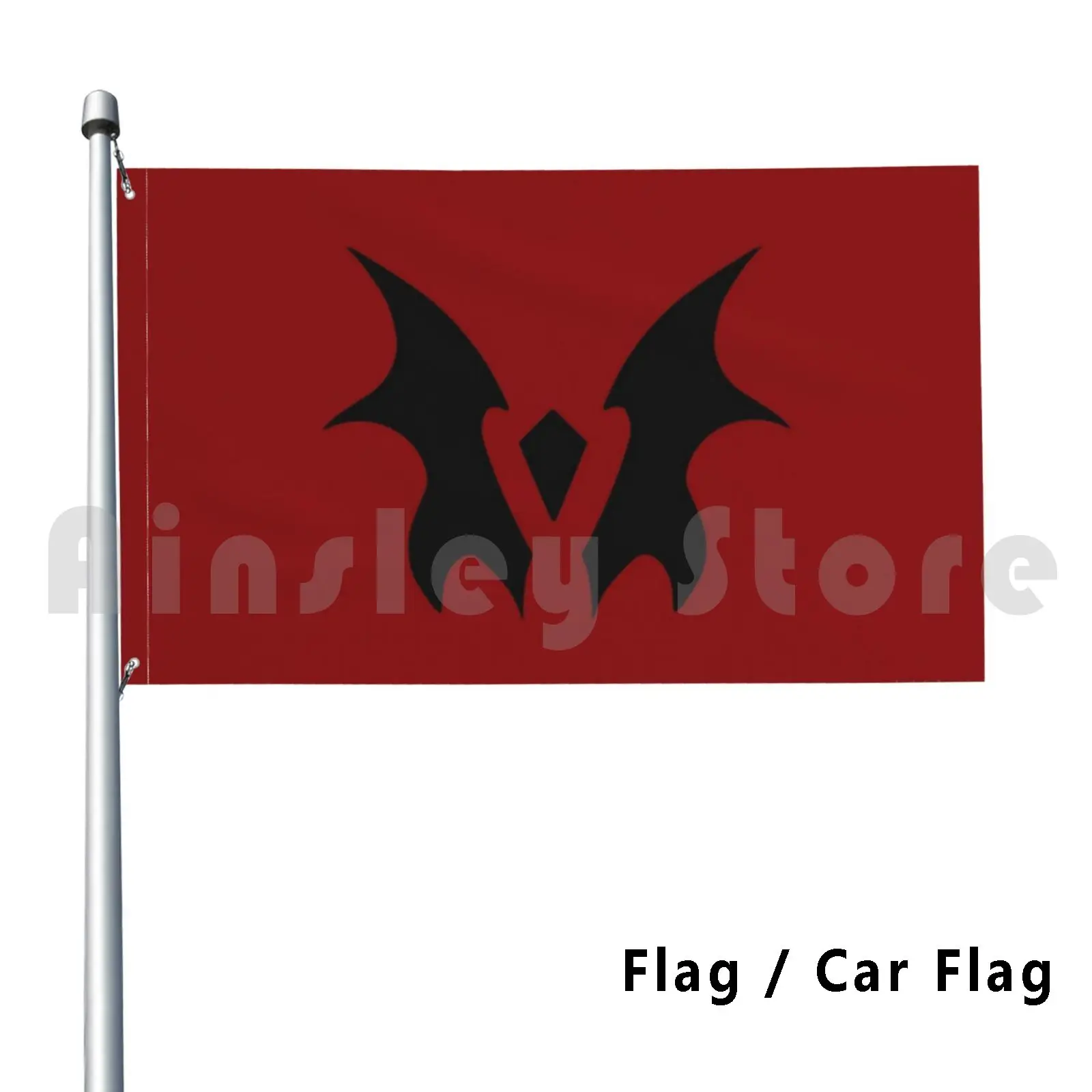 Horde ( She-Ra ) Symbol [ Red Background ] Flag Car Flag Funny She Ra Spop Sratpop She Ra And The