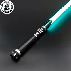 TXQSABER Spada Laser Neo Pixel SNV4 RGB Altalena Liscia Duello Pesante Impugnatura In Metallo Blaster Forza Spada Laser Cosplay Giocattoli Per Bambini