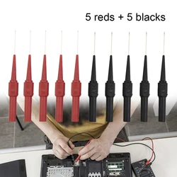 2/10Pcs 30V Multimeter Test Probes Car Tip Probes Diagnostic Tools Insulation Piercing Needle For Banana Plug Red Black