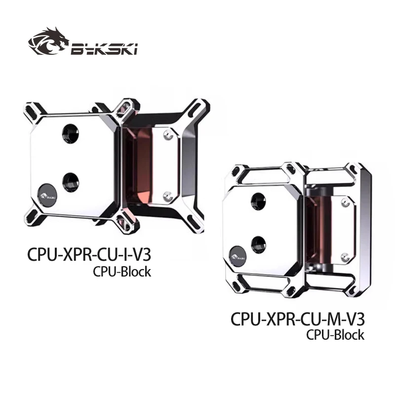 Bykski CPU Block Use for INTEL LGA115X 1200 1700 2011/AMD Ryzen 3/5/7 X470 X570 Water Cooler Radiator CPU-XPR-I-V3/CPU-XPR-M-V3