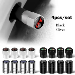 4pcs Metal Car Badges Wheel Tire Valve Stem Caps Covers Auto Accessorie For Jaguar Seat BMW VOLVO KIA Peugeot Skoda Renault Ford
