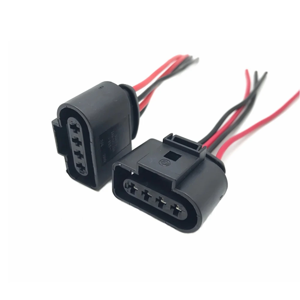 10Pcs 4Pin Ignition Coil Connector Plug Wire Harness For VW Jetta Golf Passat Tiguan CC Audi A3/4/5/6/7/8 TT Q3/5 R8 1J0973724 view 5