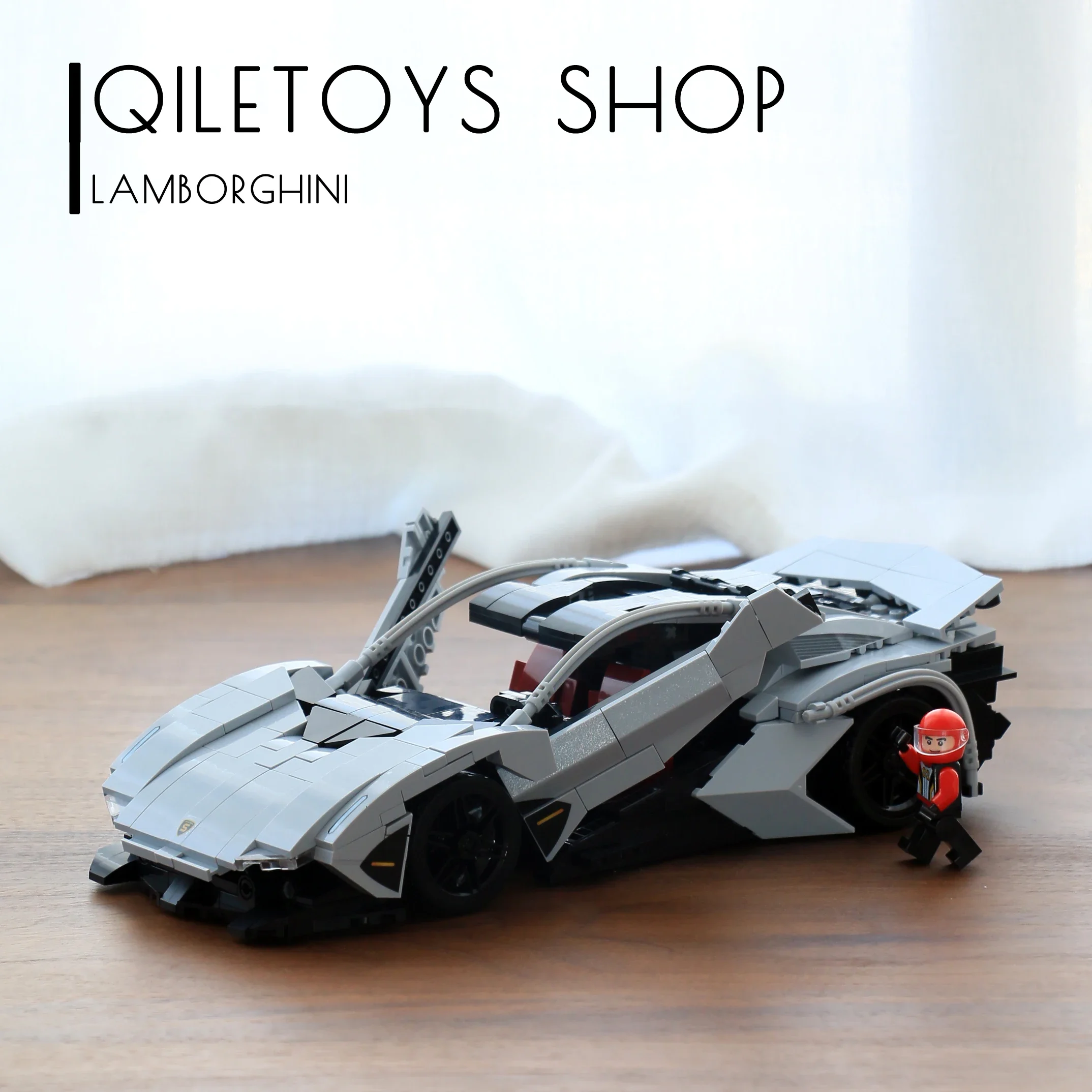 684PCS Technical Lambo Sports Car Building Blocks DIY MOC Ideas Sports Racing Vehicle Bricks Toys For Adult Kids Christmas Gifts