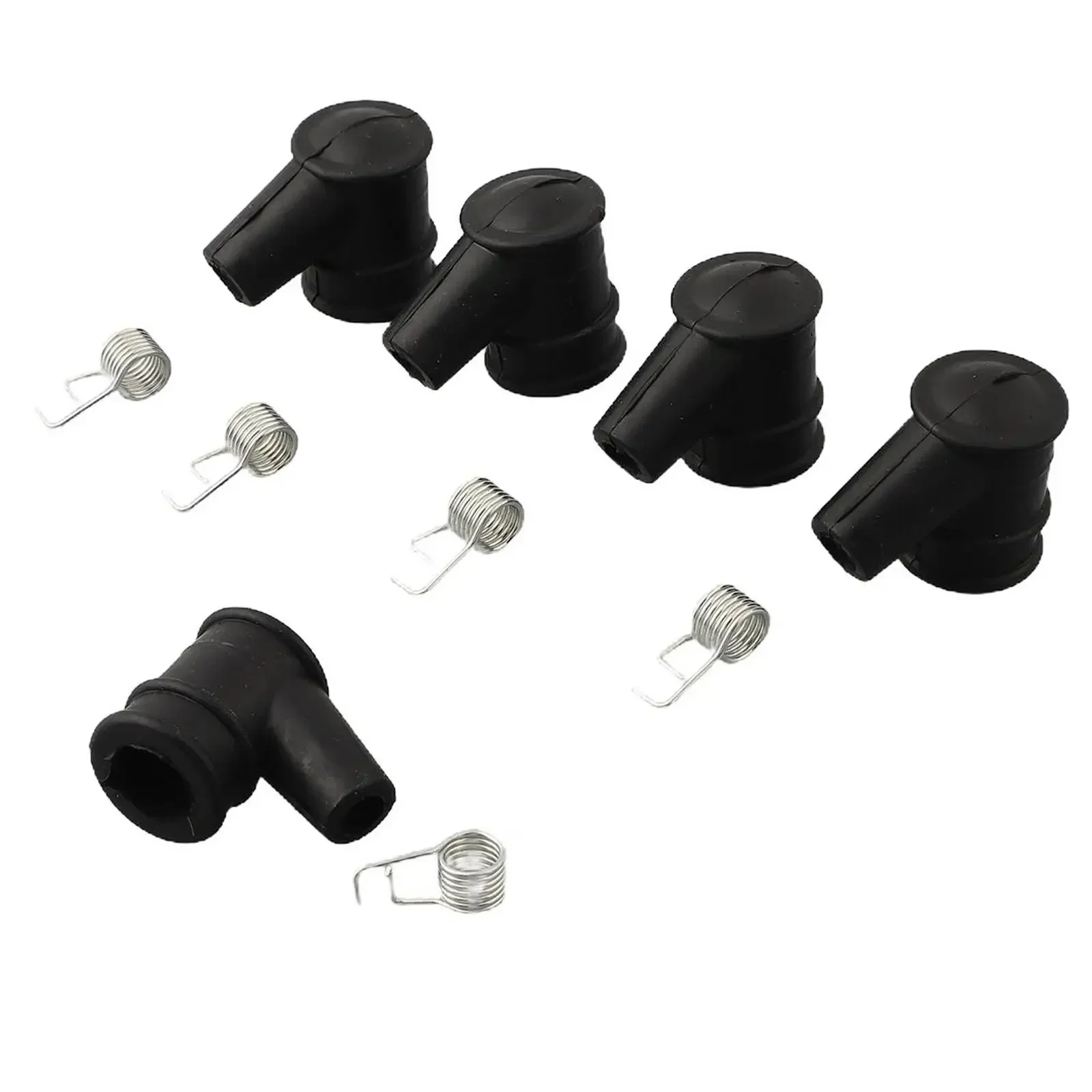 5 Set Tappo bobina di accensione a 2 tempi con set di molle per parti di ricambio per motosega 4500 5200 5800 Accessori per utensili elettrici da