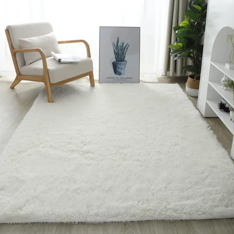 60x120cm carpet Fluffy soft faux fur carpet for living room, non-slip mat, soft plush rug for bedroom, home décor