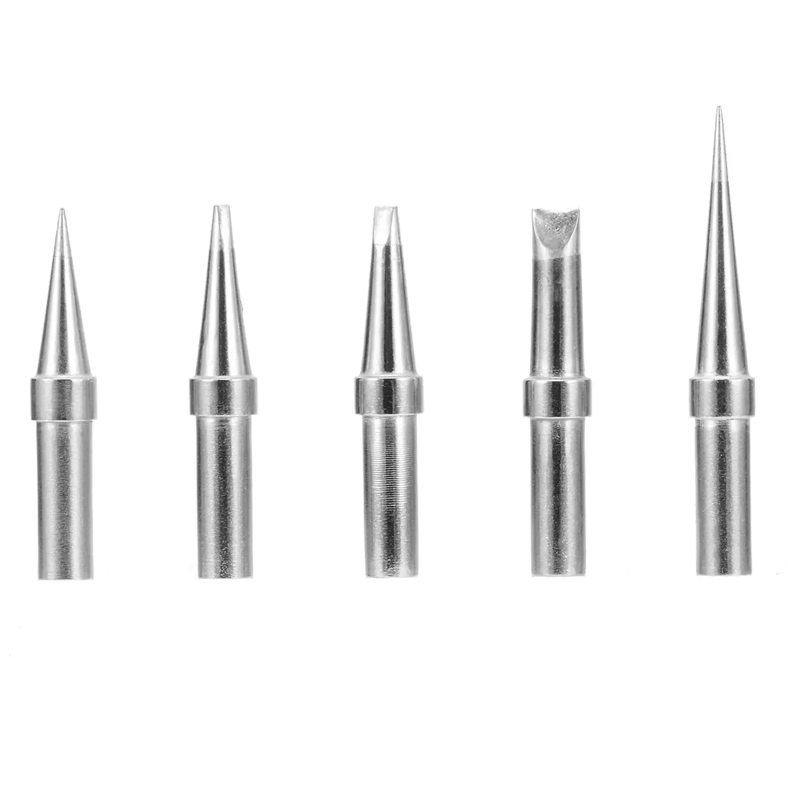 5x Welding Soldering Tips Threaded Soldering Head Multiple Specifications