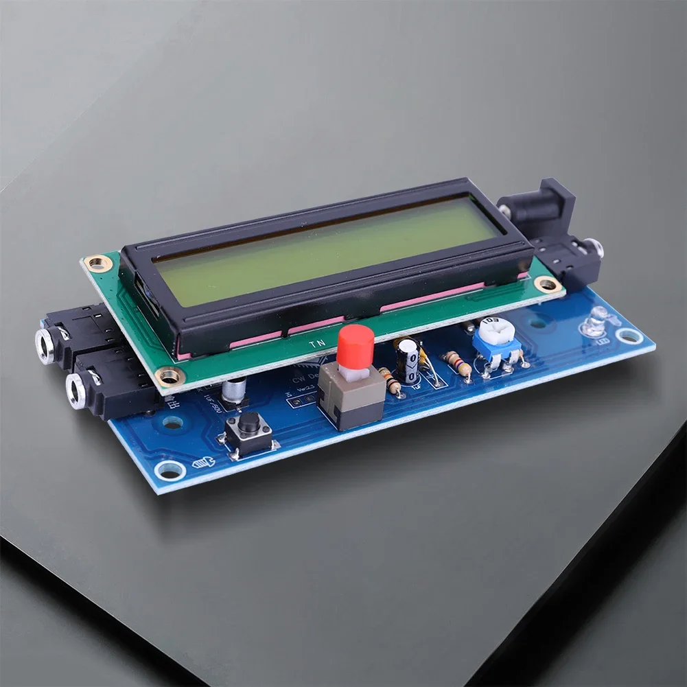 CW Trainer Decoder LCD Display Morse Code Translator DC7-12V Morse Code Translator Board 500mA Ham Radio Accessory