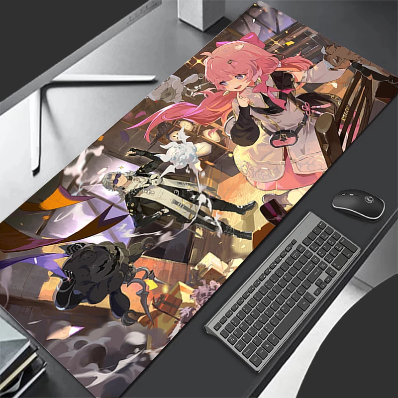 Large Mouse Pad Gamer Keyboard Pad Wuthering Waves Encore Mousepad Pc Computer Desk Mat Gaming Pad Mouse Mats For CS GO LOL