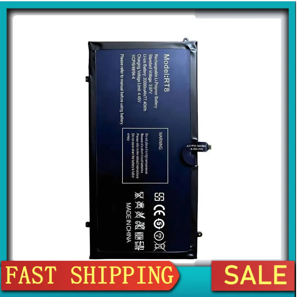 

For Oukitel RT8 4G 11 Inch Android 13 Tablet Battery 20000Mah Good Low-Temperature Performance