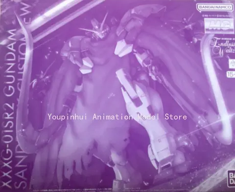 Bandai box MG 1/100 XXXG-01SR2 GUNDAM SANDROCK CUSTOM EW MOBIL SUIT Anime full actionfigur monteringsmodell leksakspresenter för barn 10 best sales Gundam MG modellbyggsats - №10
