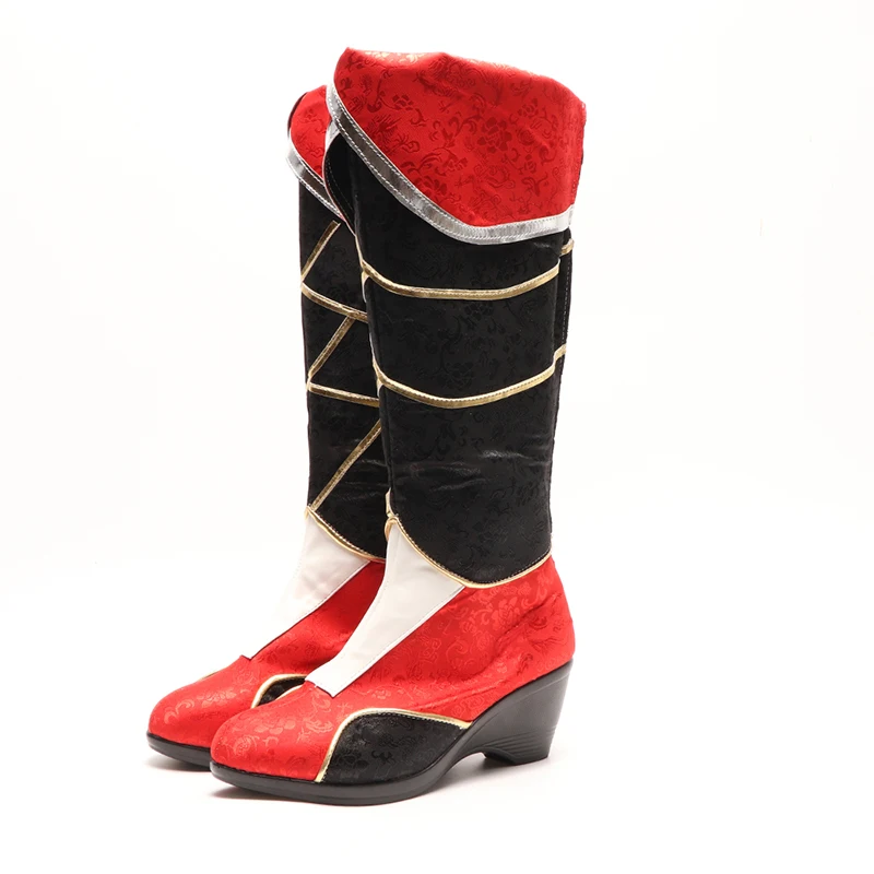 der Neunschwänzige Fuchs Ahri Original Skin Ver. Spiel Cosplay Schuhe Stiefel