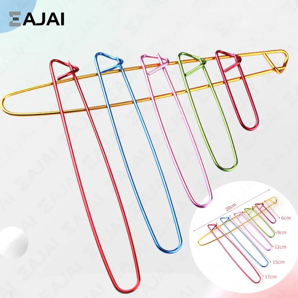 Locking Stitch for Crochet Knit Markers Mini Knitting Needles Set Sewing Accessories Holder Needle Sweater Super Curve DIY Tools