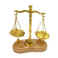 Miniature Dollhouse Balance Scale, Tiny Weighing Scale Model, Micro Landscape Dollhouse Scene Decor Bedroom Micro Scene