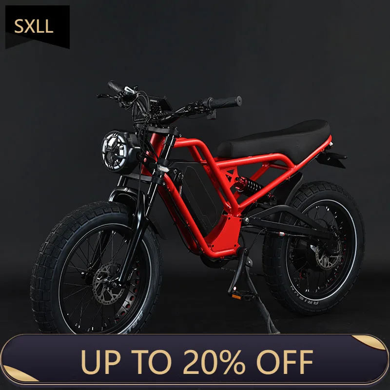 

SXLL Suitable for adult electric bikes 1500 watts super sport fat bikes with rear hub motor city and off-road fat tires