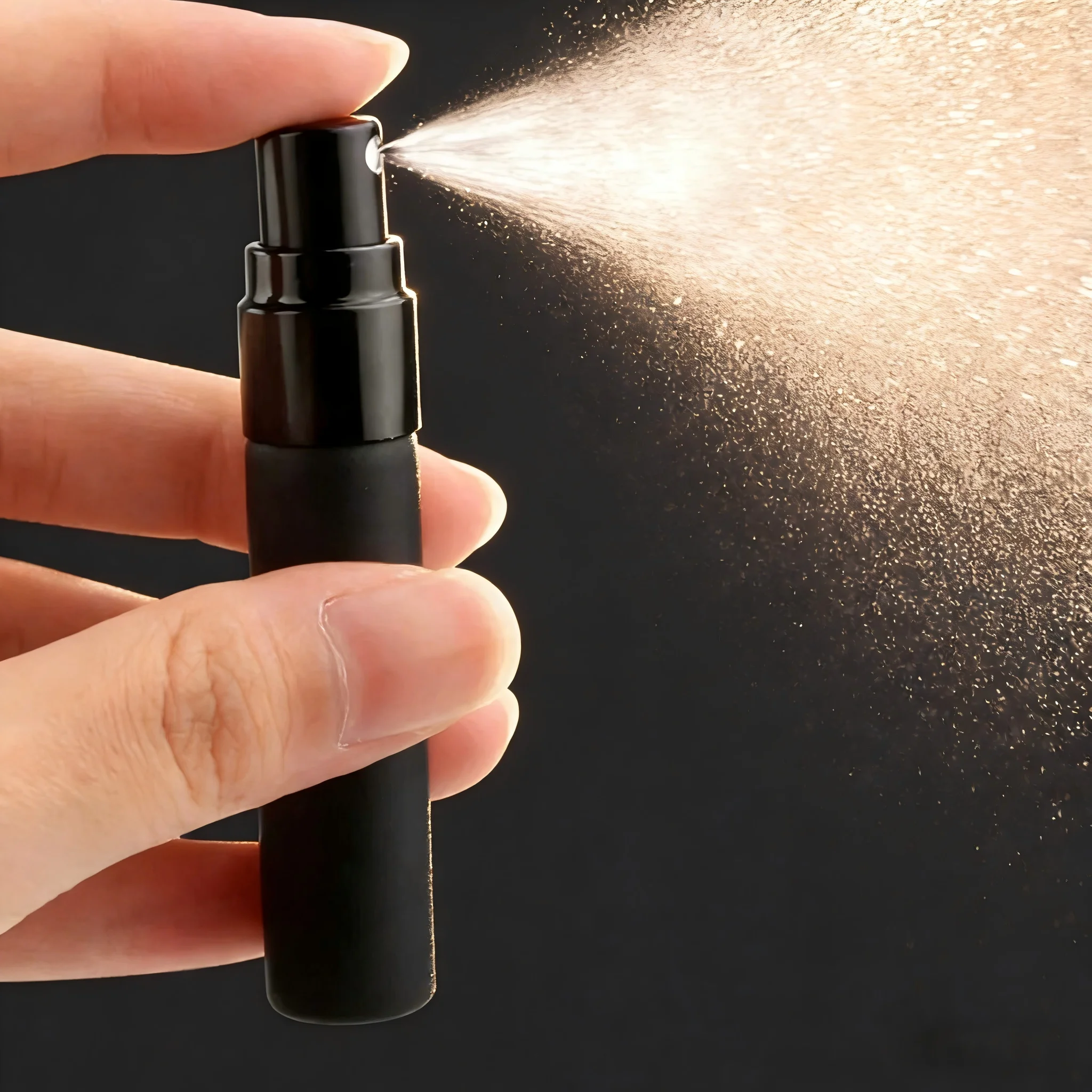 5PCS 5ml 10ml Portable Black Perfume Glass Bottle Empty Cosmetics Bottles Sample Test Tube Travel Cosmetic Tool view 6