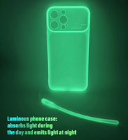 Night Light Luminous Clear Silicone Large Window Phone Case For XiaoMi Redmi 9 A 9C 9T 10C Note 10 11 Pro 4G 5G Shockproof Cover