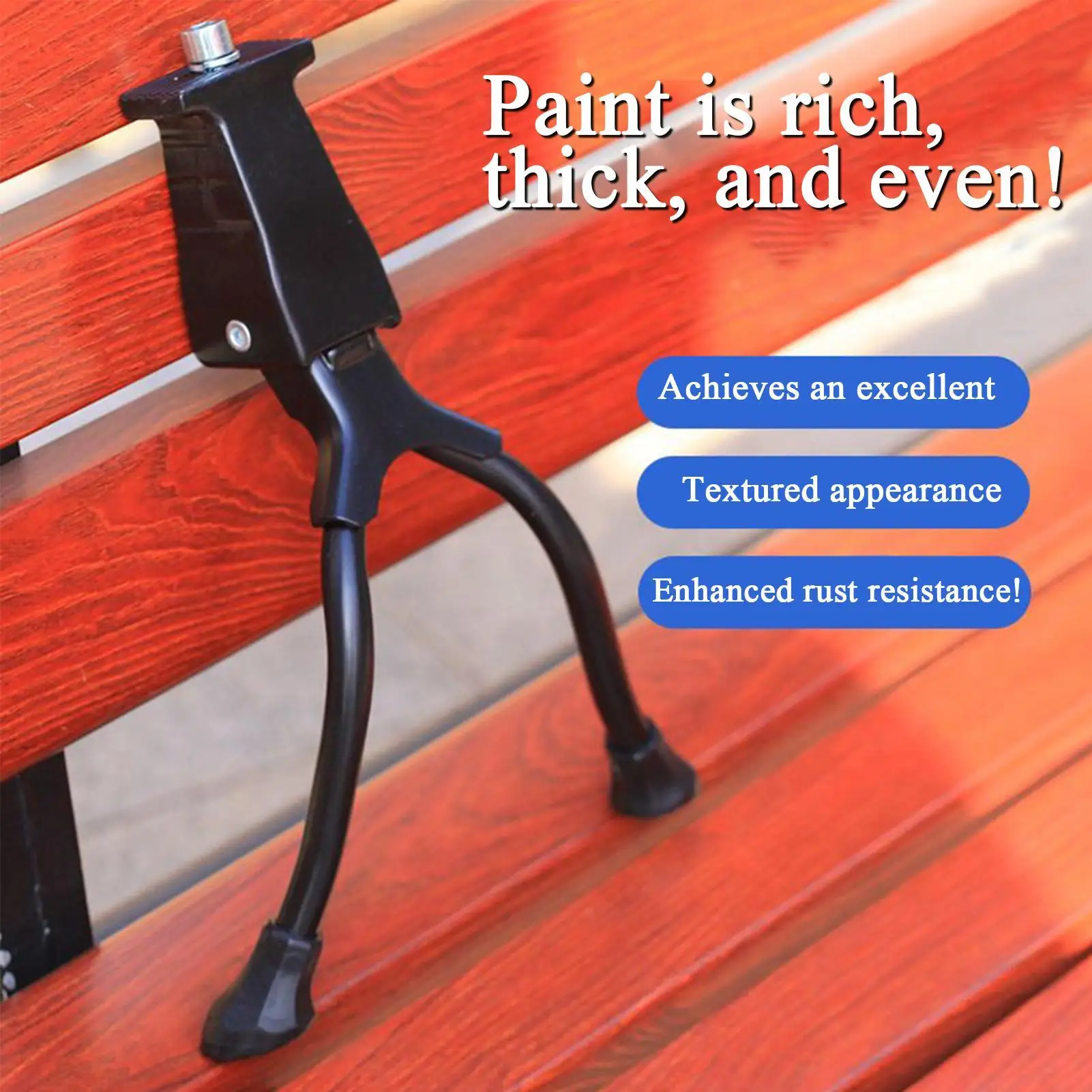 

Quick Release Double Leg Bike Kickstand, Heavy Duty Metal Bicycle Stand For Mountain Road Bike Parking, Stable Cycling Tour