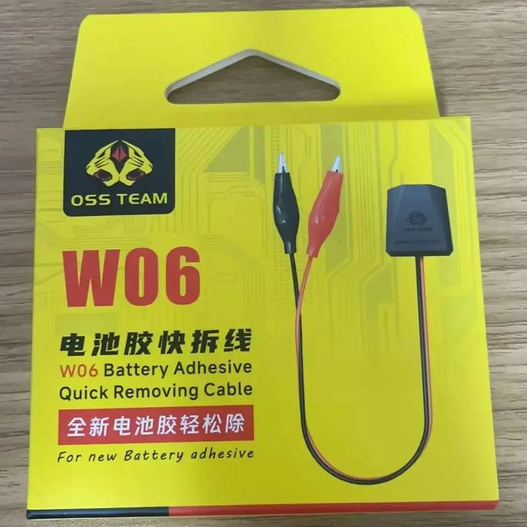 

Клей для аккумулятора мобильного телефона OSS W06, провод для быстрого отключения, новый клей для аккумулятора, легко снимается и ремонтный инструмент
