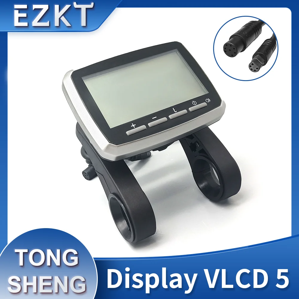 

8-контактный дисплей VLCD5 Tongsheng, аксессуар для 36 В 48 В, стандартный комплект для преобразования центрального двигателя