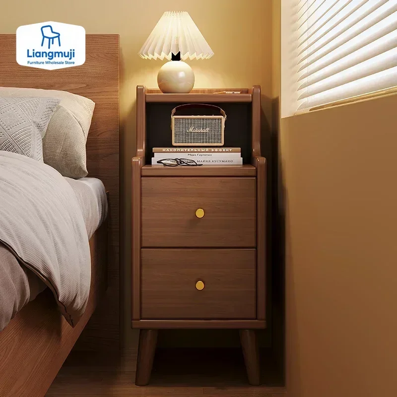 

Modern Nightstands Bedroom Small Bedside Corner Night Stands Narrow Drawers Mobila Pentru Dormitor Bedroom Set Furniture