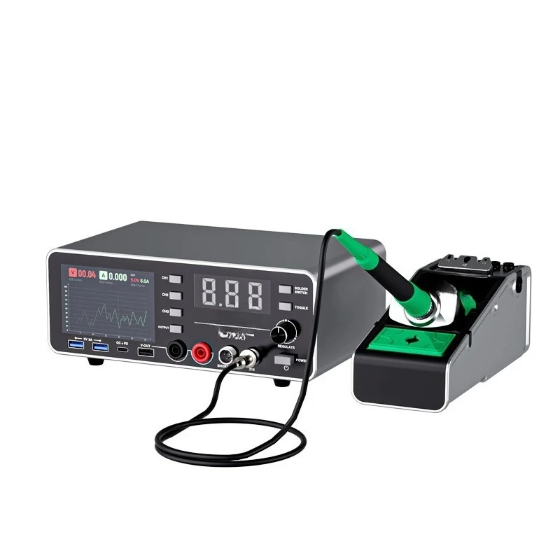 219 Power Supply Soldering Iron 2-in-1 T210 Portable Soldering Iron Burner Short Circuit 20V5A Curve Power Supply