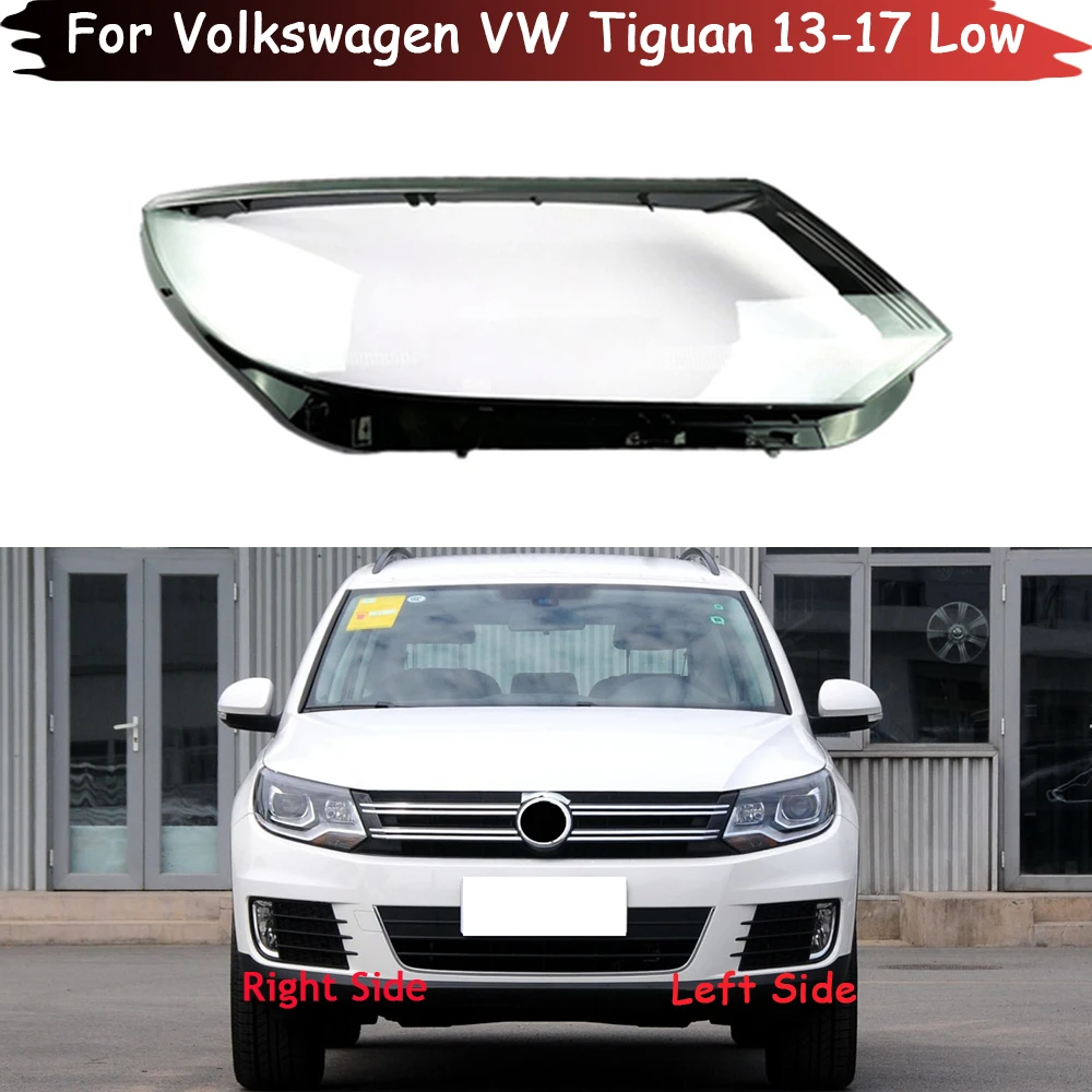 

For Volkswagen VW Tiguan 2013 2014 2015 2016 2017 Front Headlight Shell Headlamp Transparent Lampshade Cover Lens Plexiglass