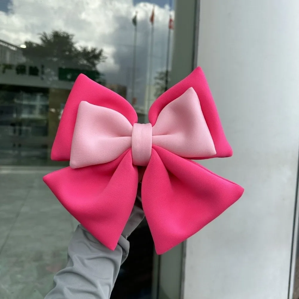 Cute Electric Bicycle Bowknot Universal Vehicle Decoration Motorcycle Rear Seat Bow Dual-color Styling Helmet Butterfly Knot