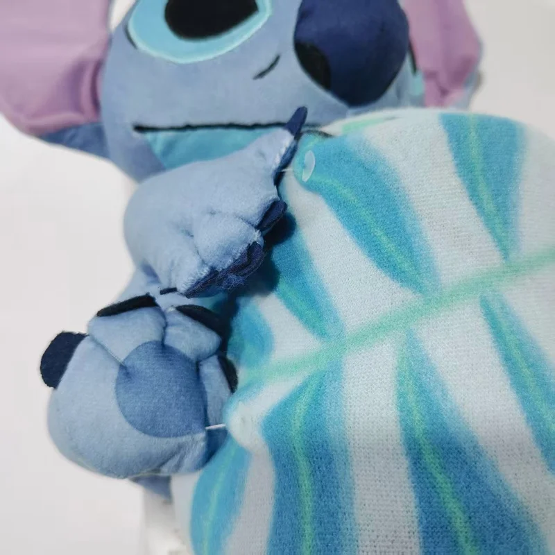 جديد ديزني ليلو وستيتش المعانقة بطانية غرزة أفخم دمية لطيف عروسة كارتون نموذج الديكور الأطفال لعبة مهدئة هدية عيد