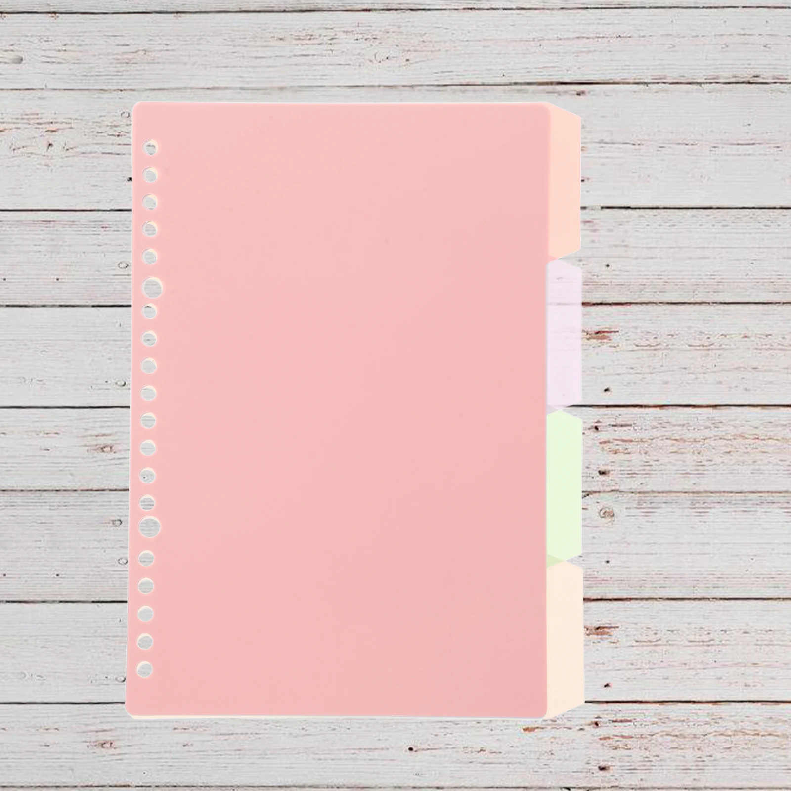 

4pcs Pp Sheets Pastel Binder Dividers Tabs Waterproof Notebook Organizers Campus Binders School Office Home Multi