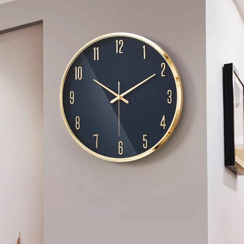 Modern simple wall clock home fashion watch wall hanging living room atmosphere Suitable for interior decoration