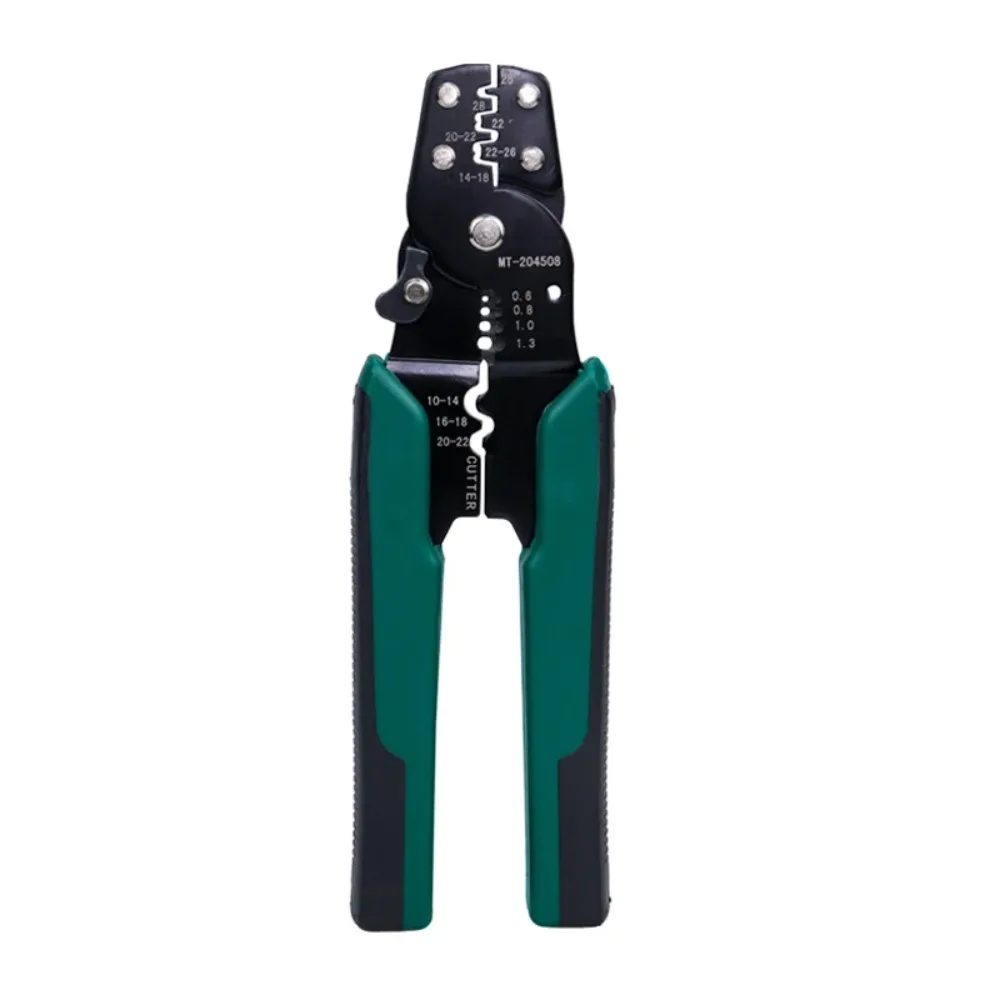 

Mini Size Electric Terminal Crimping Pliers Integrated Design Multiple Connector Hand Crimping Tool Cutting Function 10-26 AWG