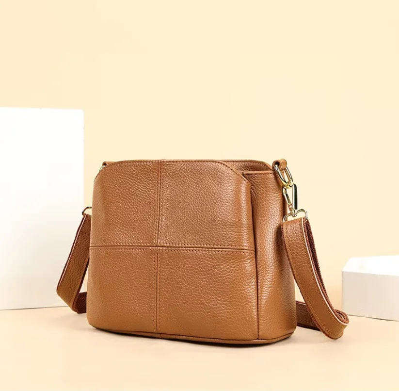 

Новая модная женская сумка-кроссбоди из натуральной коровьей кожи, вместительная сумка через плечо, дамская сумочка