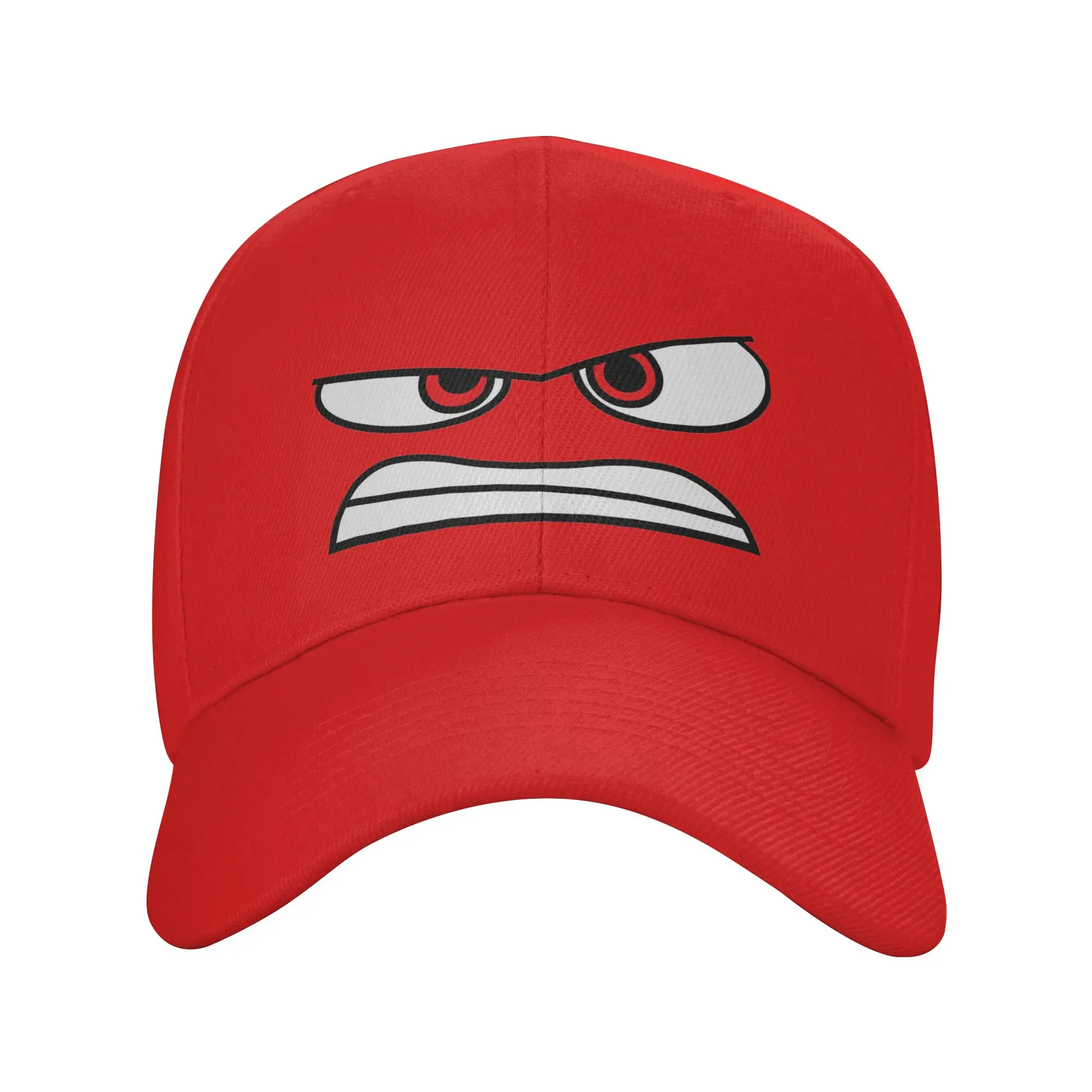 Anger Face Inside Out Baseball Cap Adult Outdoor Sun Caps Hats Adjustable Snapback Caps Trucker Cap