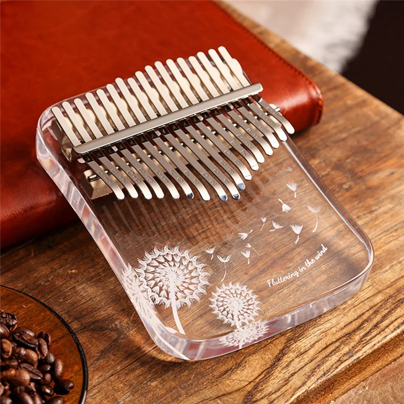 

XFDZ-Kalimba 17 Key Professional Thumb Piano Acrylic Kalimba Thumb Piano Keyboard Musical Instrument