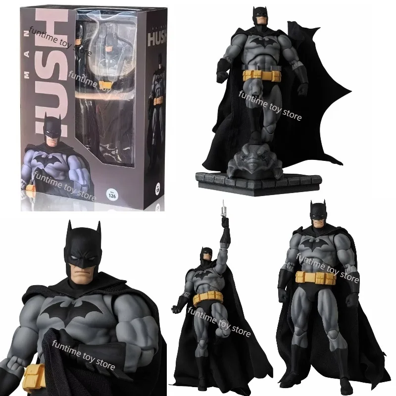 

Disney Mafex 126 Black Bats Man Action Figure With Platform Stand Mobile Toy Collection Modle Doll Toy For Kid Birthday Gifts