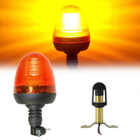 Amber LED Strobe Light for Truck Agriculture Beacon Lamp Flashing Warning Vehicle Emergency Security Alarm 60 LED 12V 24V Yellow