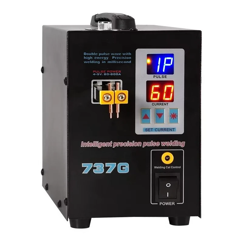 

2.8kw 737G Spot Welding Machine 110v/220v Pulse Lithium Battery Touch Spot Welder Machine Can Welding 0.15mm Nickel Sheet