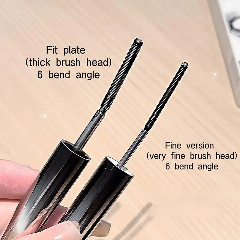 كابوفيني ماسكارا رفيعة تدوم طويلاً، كريم إعداد الرموش المقاوم للماء، كريم غير قابل للتلطخ، محسن للرموش للحجم