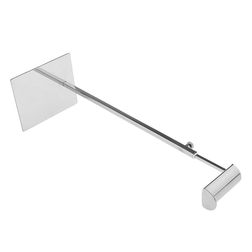 Ajustável Stainless Steel Handbag Display Stand Rack, Purse Shelf Holder para Retail Showcase Bags