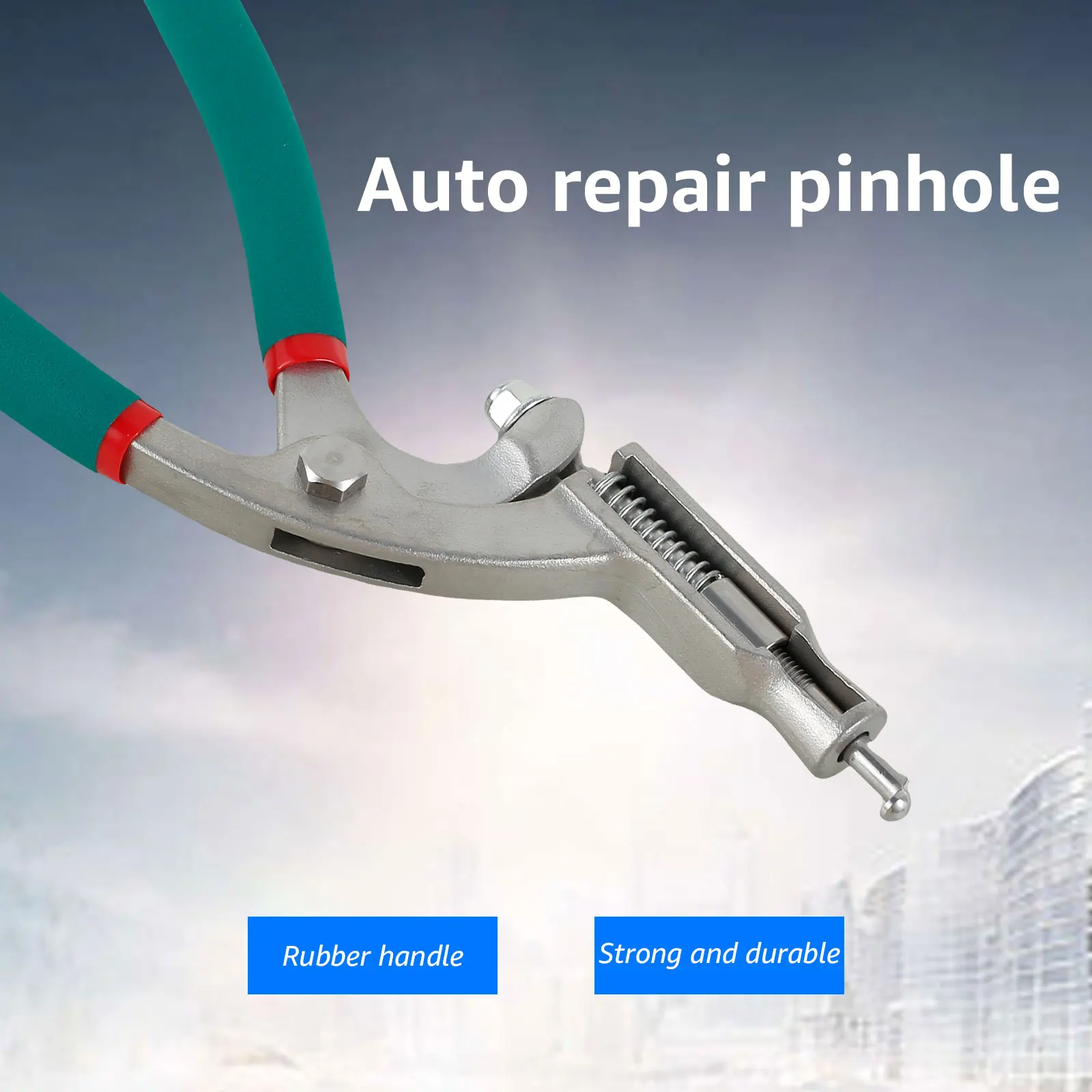 Car Dent Repair Tool Universal Flat Hole Pliers Car Hood Repair Tool Pliers Stainless Steel Car Door Fender Edge Repair Tool