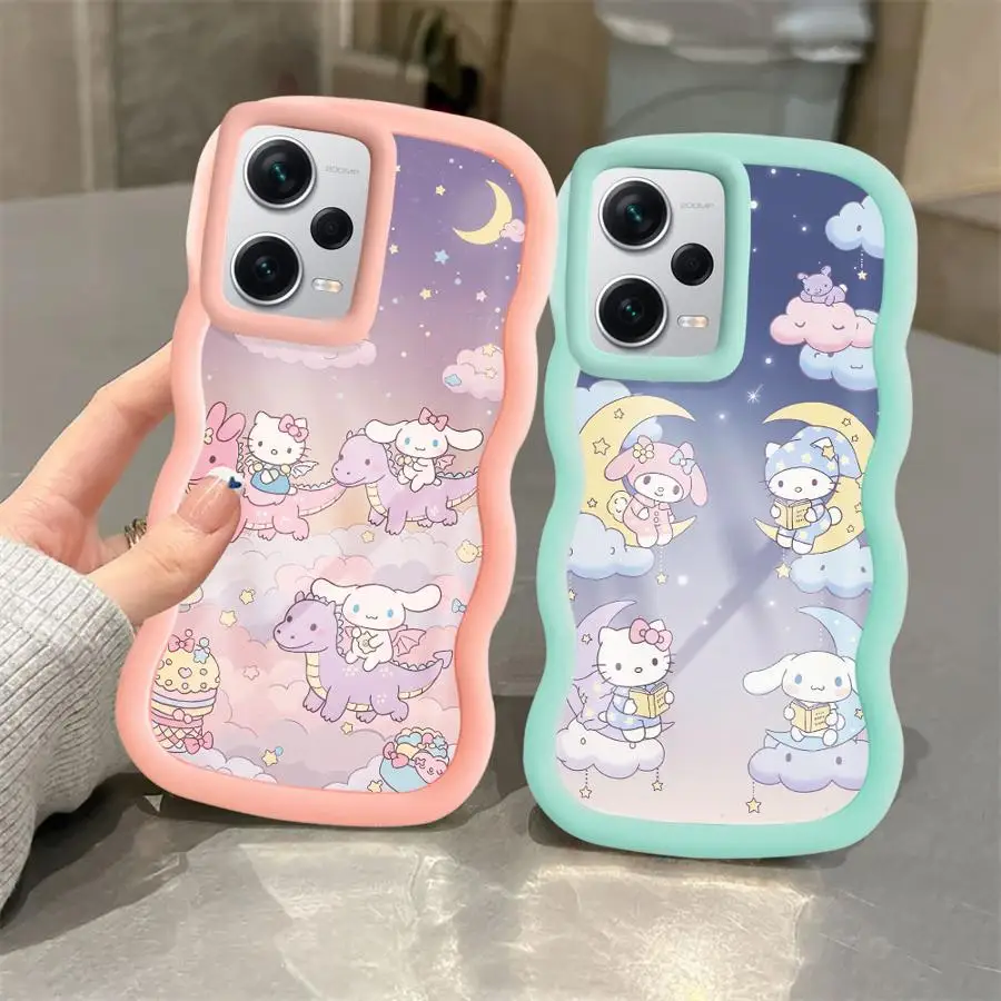 حافظة لهاتف Xiaomi Redmi A1 + A2 Plus 10A A5 10C 9T 12C 14C 9C A3 13C غطاء هاتف ناعم مرحبا كيتي سانريو