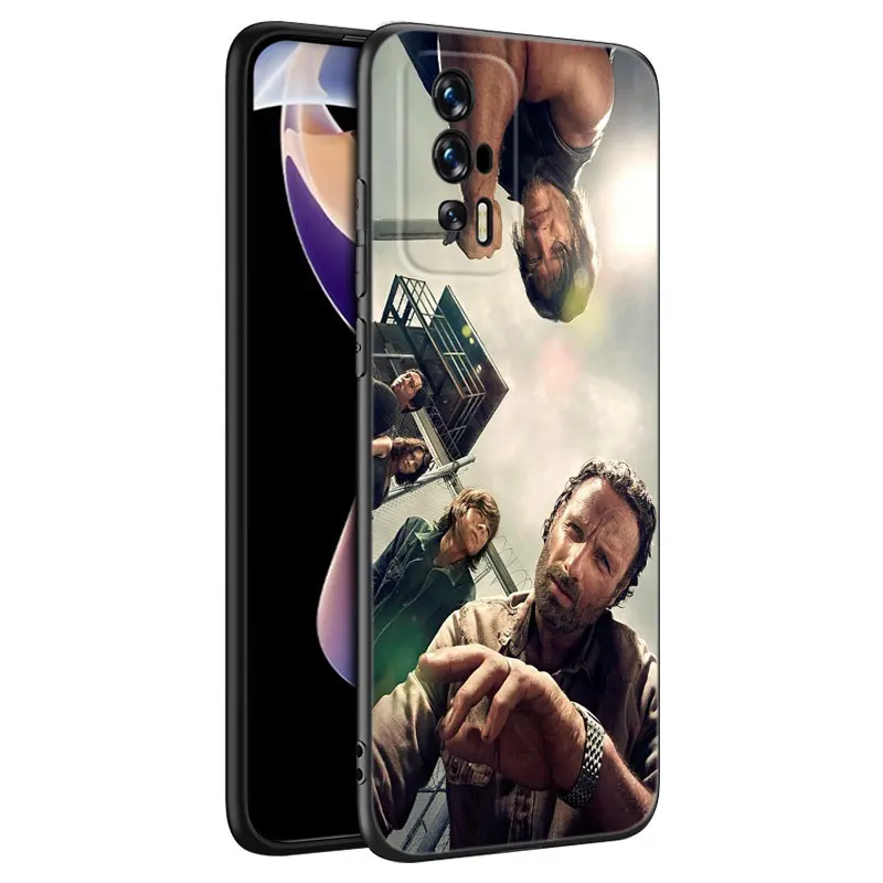 The Walking Dead Black Silicone Phone Case For Xiaomi Redmi 7A 8A 9A 10A 11A 9C 10C 12C 13C 11 Prime A1 A2 + 12 4G Note 9T 12R