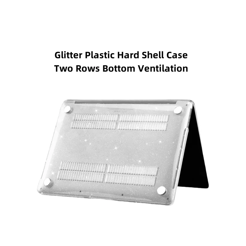 MacBook Air 15インチ A2941用 グリッターラップトップケース、クリスタルMacBookケース、Air 13インチ A2681 A2337、Pro 13インチ A2338、Pro 14インチ用ラップトップケース